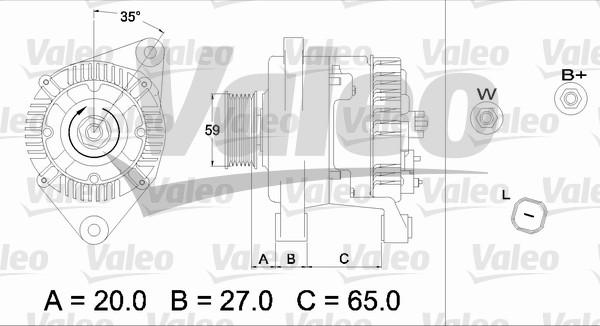 Valeo 437347 - Alternatore www.autoricambit.com