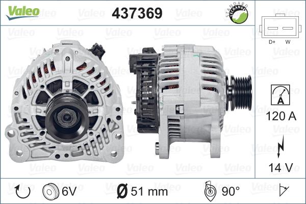 Valeo 437369 - Alternatore www.autoricambit.com