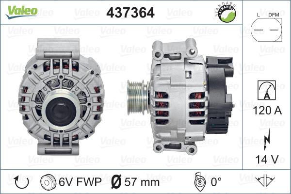 Valeo 437364 - Alternatore www.autoricambit.com