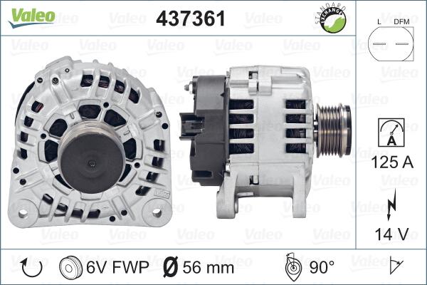 Valeo 437361 - Alternatore www.autoricambit.com