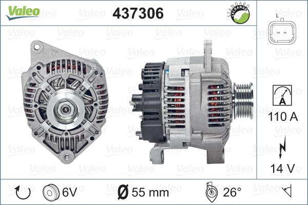 Valeo 437306 - Alternatore www.autoricambit.com