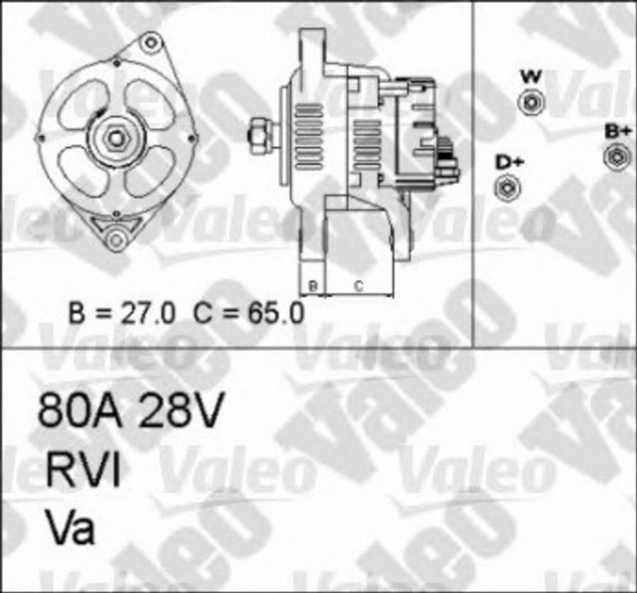 Valeo 437308 - Alternatore www.autoricambit.com