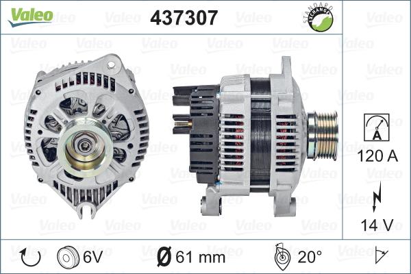 Valeo 437307 - Alternatore www.autoricambit.com