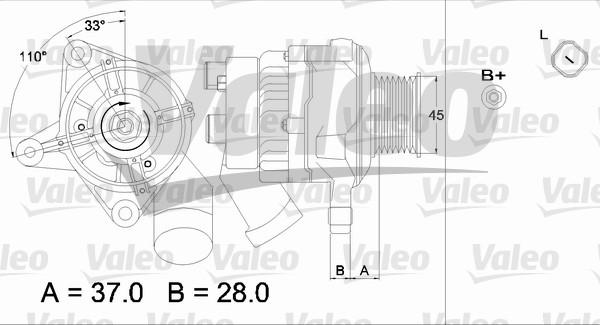 Valeo 437319 - Alternatore www.autoricambit.com