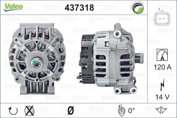 Valeo 437318 - Alternatore www.autoricambit.com