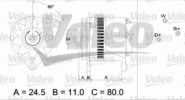 Valeo 437380 - Alternatore www.autoricambit.com