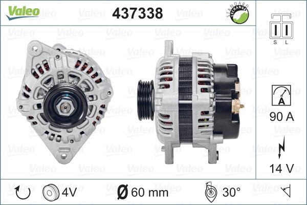 Valeo 437338 - Alternatore www.autoricambit.com