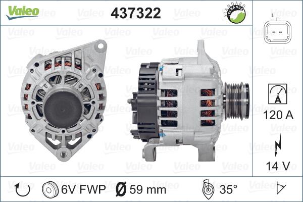 Valeo 437322 - Alternatore www.autoricambit.com