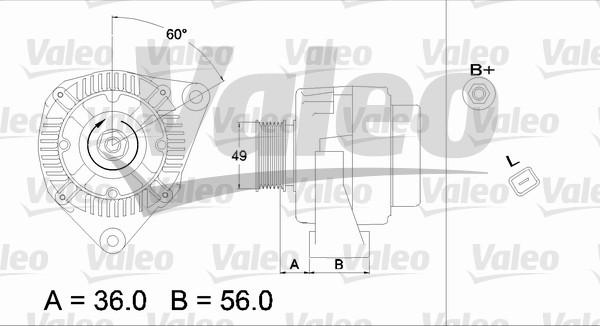 Valeo 437225 - Alternatore www.autoricambit.com