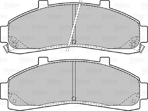 Valeo 598906 - Kit pastiglie freno, Freno a disco www.autoricambit.com