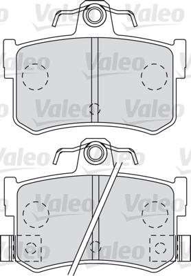 Valeo 598903 - Kit pastiglie freno, Freno a disco www.autoricambit.com