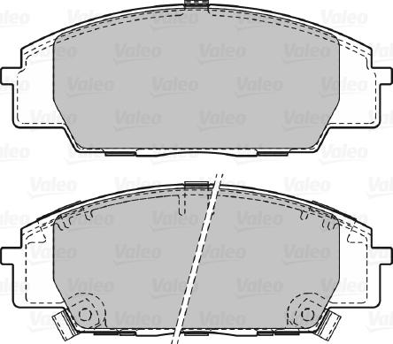 Valeo 598907 - Kit pastiglie freno, Freno a disco www.autoricambit.com