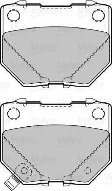 Valeo 598916 - Kit pastiglie freno, Freno a disco www.autoricambit.com