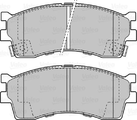 Valeo 598910 - Kit pastiglie freno, Freno a disco www.autoricambit.com