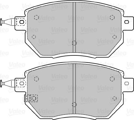 Valeo 598918 - Kit pastiglie freno, Freno a disco www.autoricambit.com