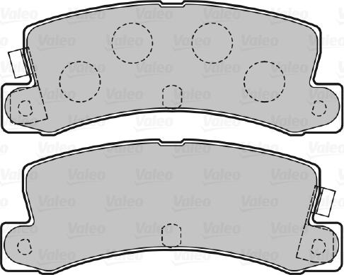 Valeo 598984 - Kit pastiglie freno, Freno a disco www.autoricambit.com