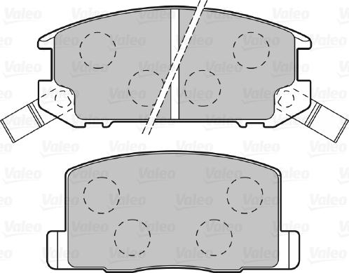 Valeo 598983 - Kit pastiglie freno, Freno a disco www.autoricambit.com