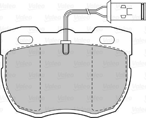 Valeo 598498 - Kit pastiglie freno, Freno a disco www.autoricambit.com