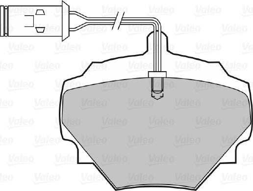 Valeo 670497 - Kit pastiglie freno, Freno a disco www.autoricambit.com