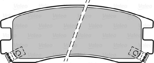 Valeo 598459 - Kit pastiglie freno, Freno a disco www.autoricambit.com