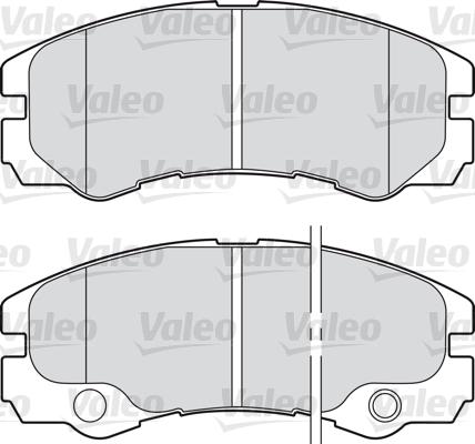 Valeo 598460 - Kit pastiglie freno, Freno a disco www.autoricambit.com