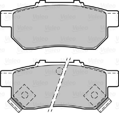 Valeo 598437 - Kit pastiglie freno, Freno a disco www.autoricambit.com