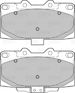 Valeo 598476 - Kit pastiglie freno, Freno a disco www.autoricambit.com