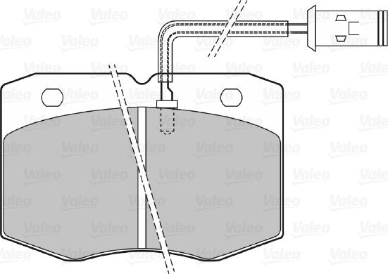 Valeo 598598 - Kit pastiglie freno, Freno a disco www.autoricambit.com