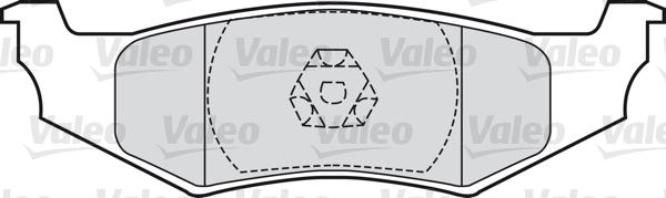 Valeo 598544 - Kit pastiglie freno, Freno a disco www.autoricambit.com