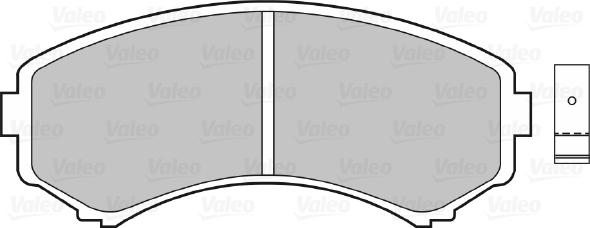 Valeo 598515 - Kit pastiglie freno, Freno a disco www.autoricambit.com