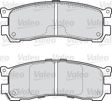 Valeo 598516 - Kit pastiglie freno, Freno a disco www.autoricambit.com