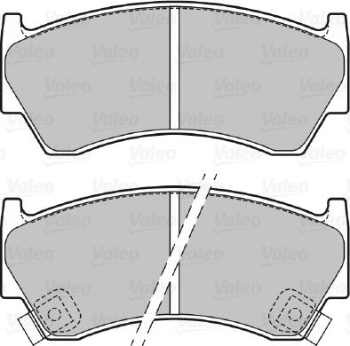 Valeo 598697 - Kit pastiglie freno, Freno a disco www.autoricambit.com