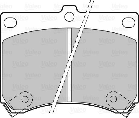 Valeo 598646 - Kit pastiglie freno, Freno a disco www.autoricambit.com