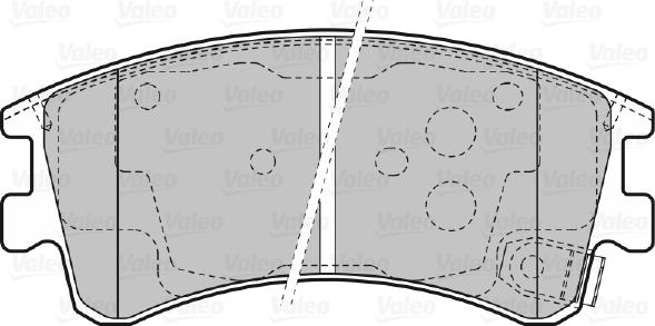 Valeo 598648 - Kit pastiglie freno, Freno a disco www.autoricambit.com