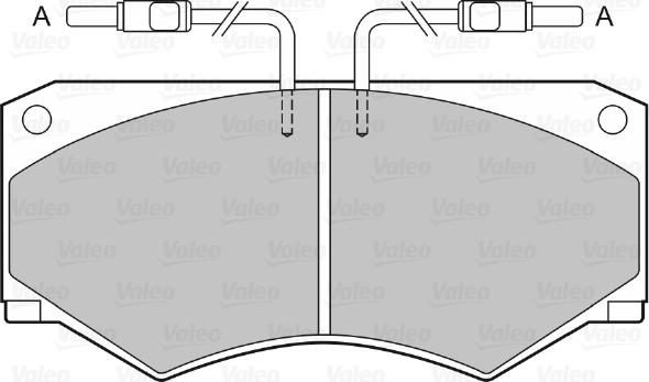 Valeo 598613 - Kit pastiglie freno, Freno a disco www.autoricambit.com