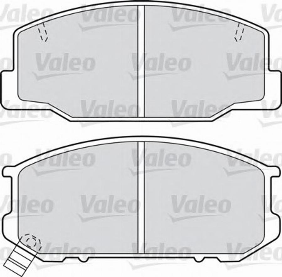 Valeo 598686 - Kit pastiglie freno, Freno a disco www.autoricambit.com