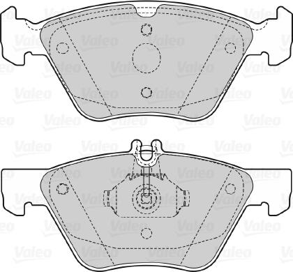 Valeo 598636 - Kit pastiglie freno, Freno a disco www.autoricambit.com