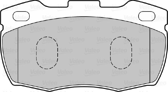 Valeo 598623 - Kit pastiglie freno, Freno a disco www.autoricambit.com