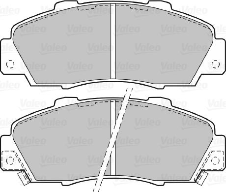 Valeo 598627 - Kit pastiglie freno, Freno a disco www.autoricambit.com