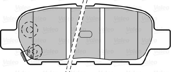 Valeo 598672 - Kit pastiglie freno, Freno a disco www.autoricambit.com