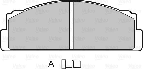 Valeo 598090 - Kit pastiglie freno, Freno a disco www.autoricambit.com