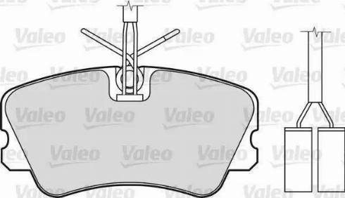 Valeo 540494 - Kit pastiglie freno, Freno a disco www.autoricambit.com