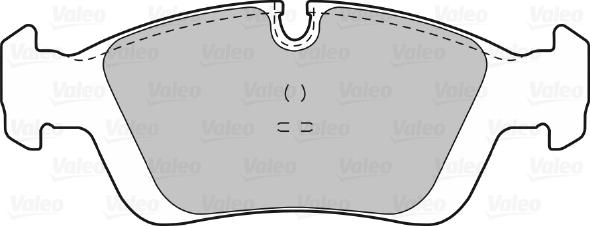 Valeo 598018 - Kit pastiglie freno, Freno a disco www.autoricambit.com