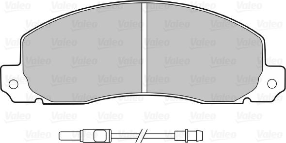 Valeo 598086 - Kit pastiglie freno, Freno a disco www.autoricambit.com