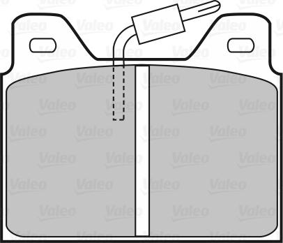 Valeo 598193 - Kit pastiglie freno, Freno a disco www.autoricambit.com