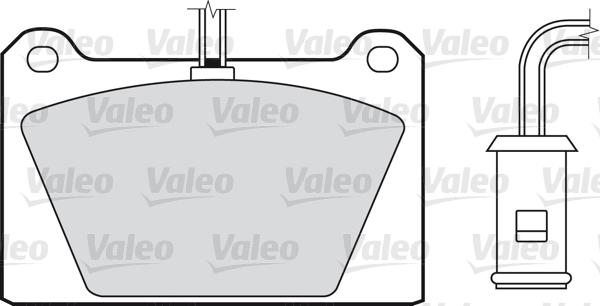 Valeo 598116 - Kit pastiglie freno, Freno a disco www.autoricambit.com