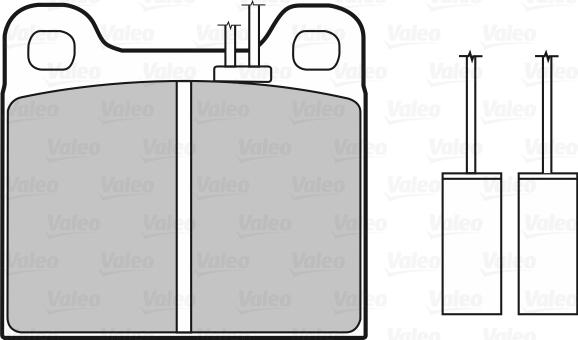 Valeo 598113 - Kit pastiglie freno, Freno a disco www.autoricambit.com