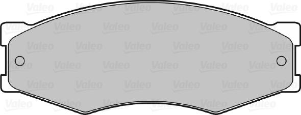 Valeo 598123 - Kit pastiglie freno, Freno a disco www.autoricambit.com