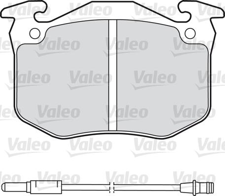 Valeo 598175 - Kit pastiglie freno, Freno a disco www.autoricambit.com