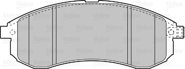 Valeo 598855 - Kit pastiglie freno, Freno a disco www.autoricambit.com